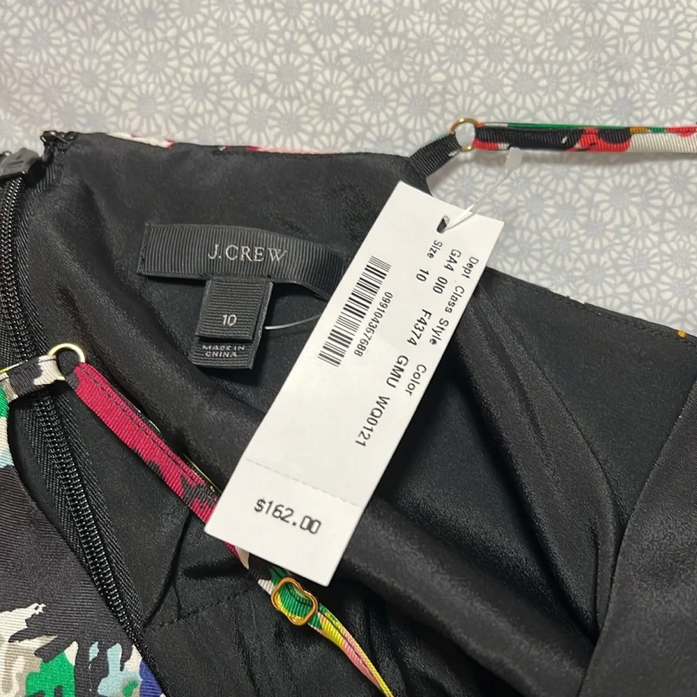 J.Crew 100% silk dress - Picture 3 of 6